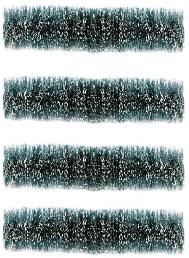 VKQ Suitable for All Your Christmas DIY, The Village Series Flexible Sisal Hedge, Can Be Shaped to Suit Your Landscape, 12 inches Long?One Pack of Four - Image 1